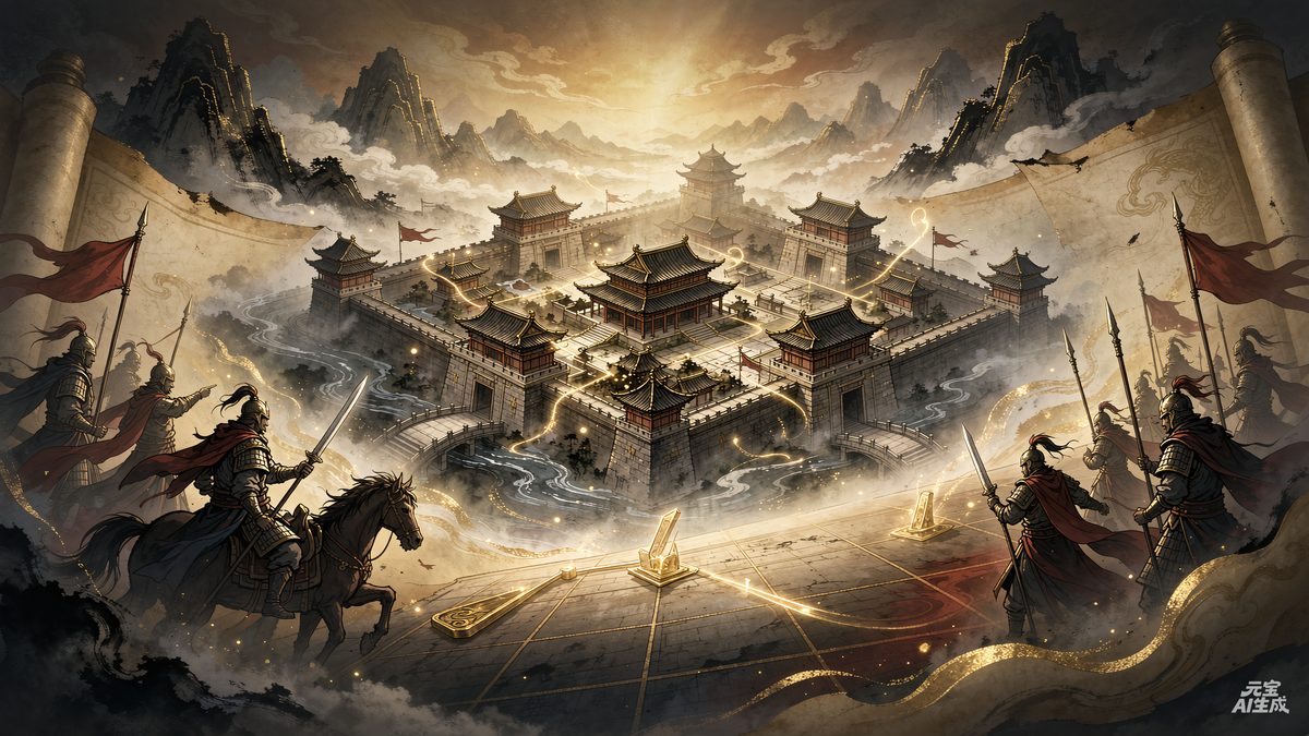 国风策略卡牌《王朝棋局》游戏画面